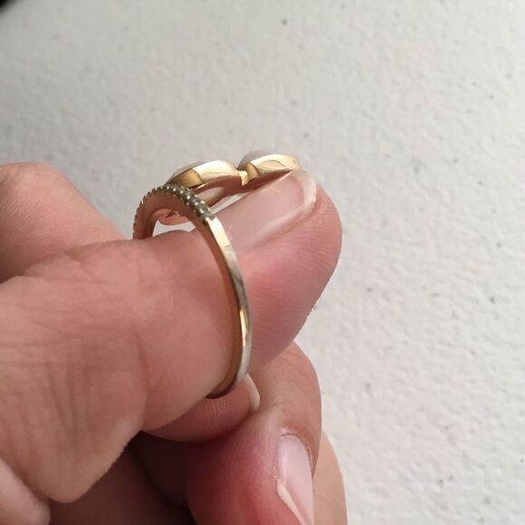Teardrop and Circle Statement Ring (G1) - Picture 7 of 8